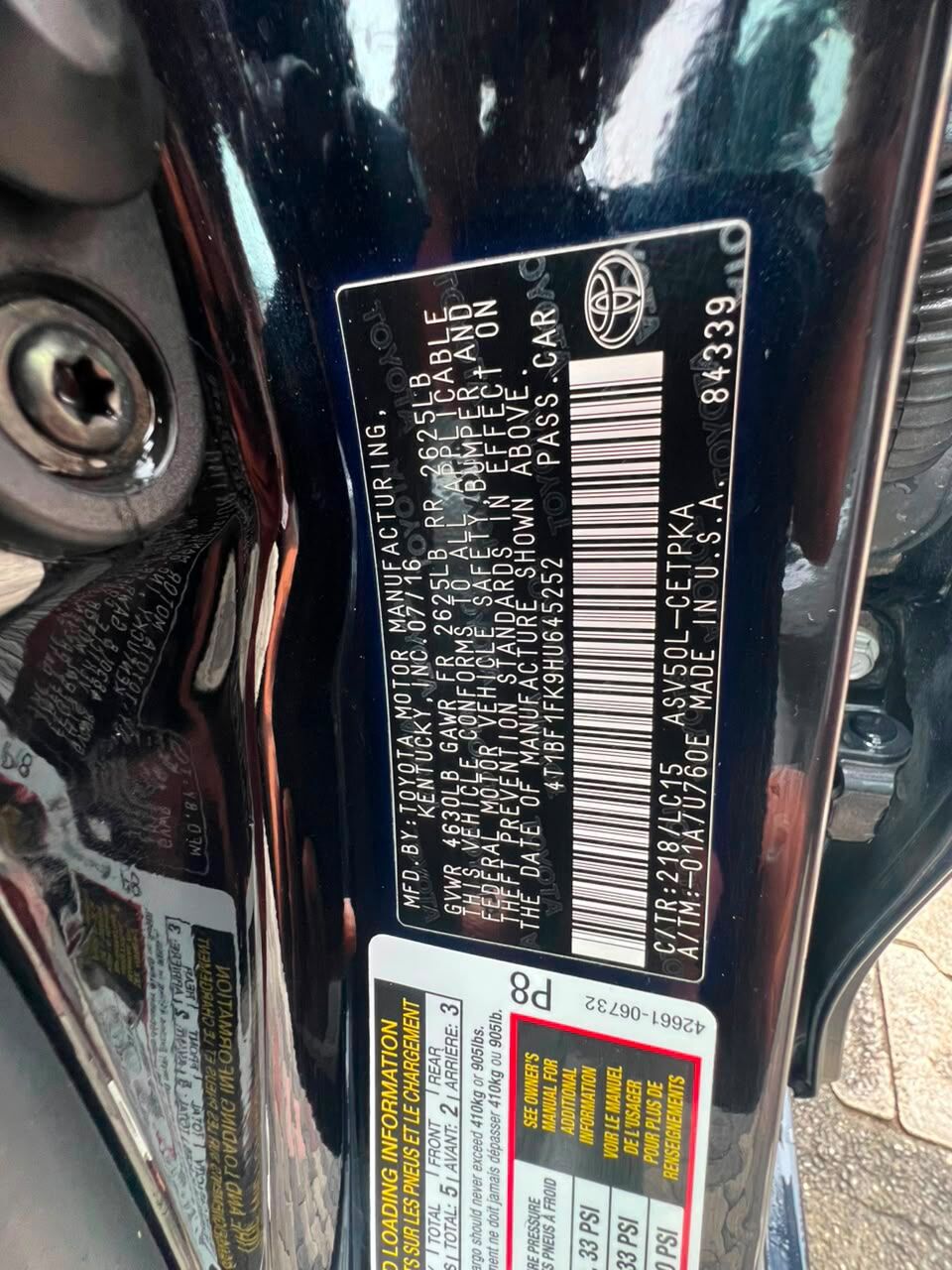 
        2017 Toyota Camry XSE  Unregistered  Wireless Charging  11.8m owner 200k sambo  Kubwa full         